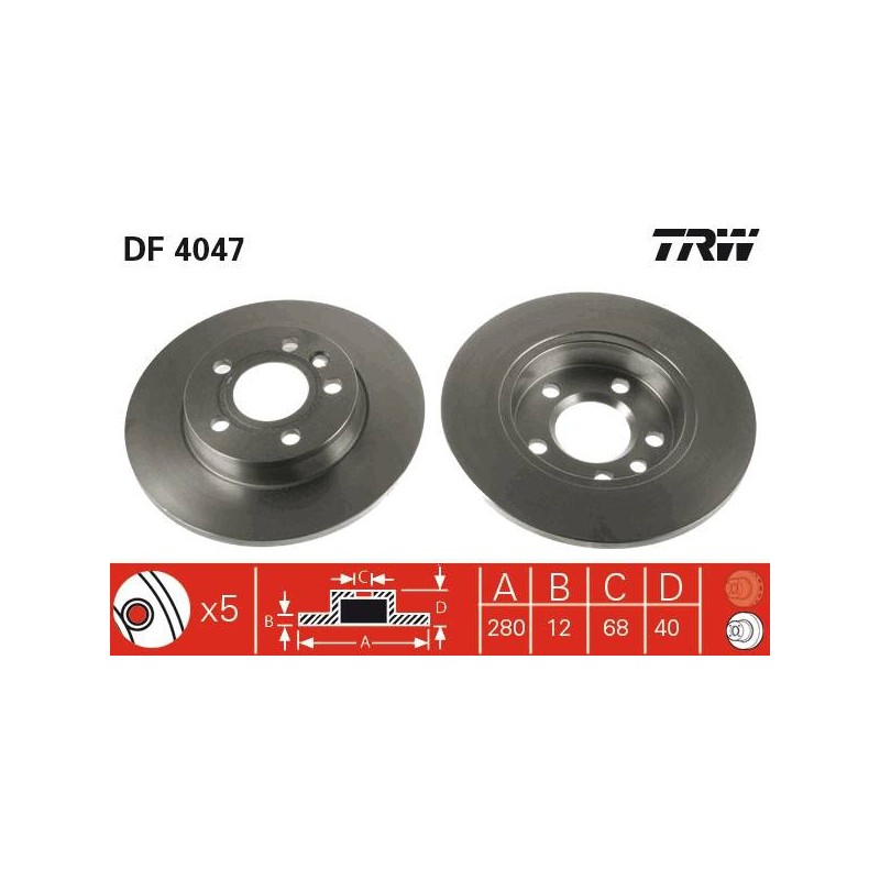 PAIRE DE DISQUES