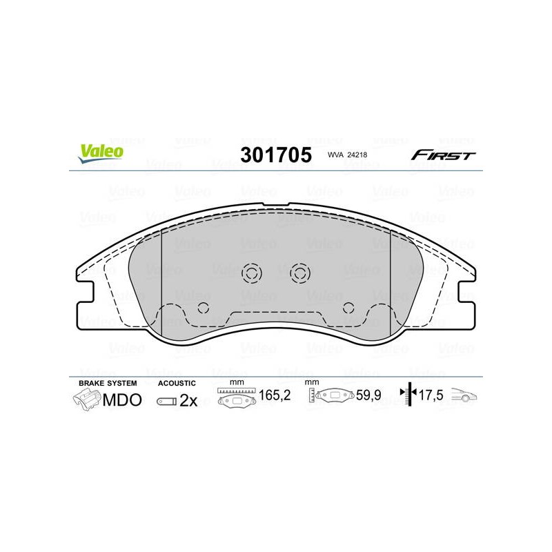 PLAQ FREIN FIRST KIA CERATO
