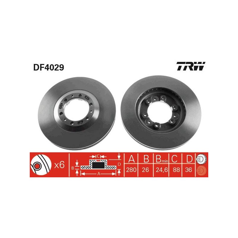 PAIRE DE DISQUES