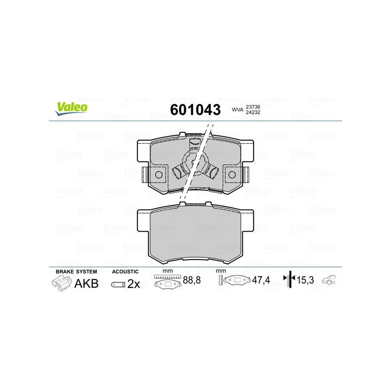 PLAQ FREIN HONDA CRV II. FRV. ACCOR