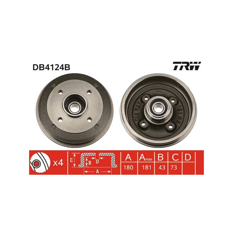 TAMBOUR DE FREIN + ROUL.