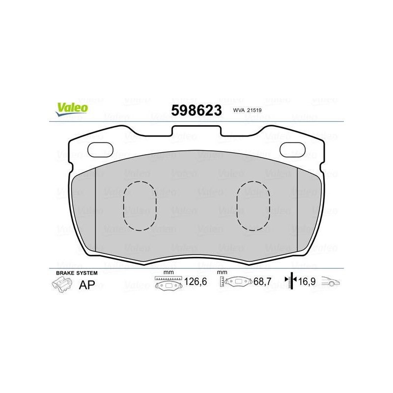 PLAQ FREIN LAND DEFENDER 90.110