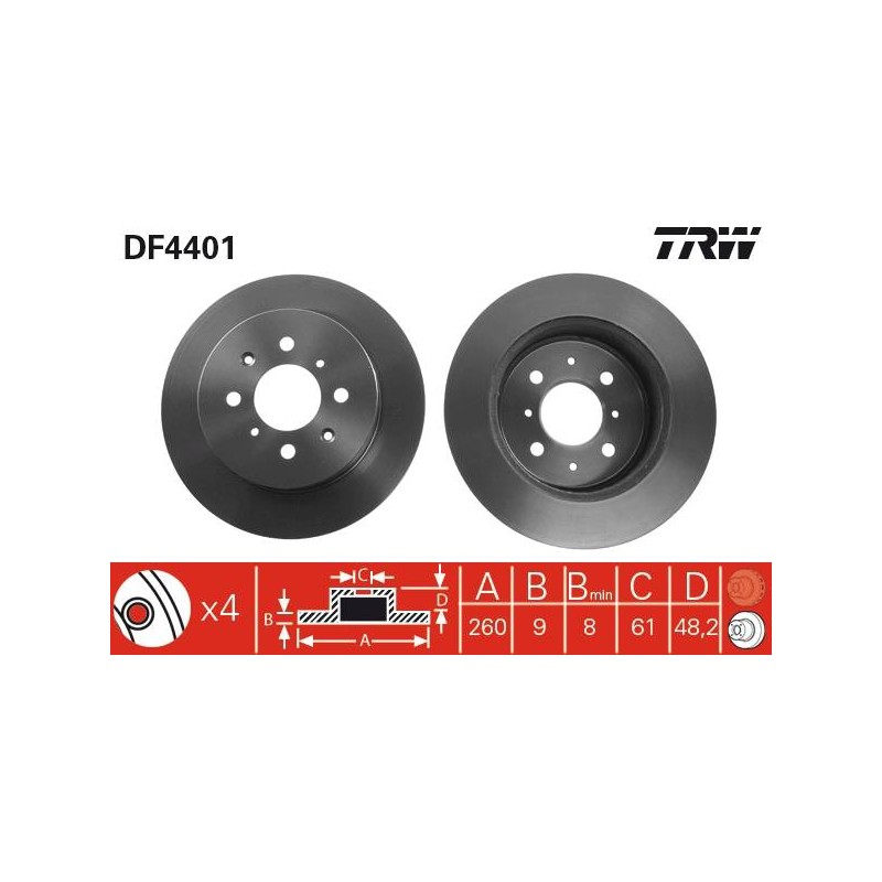 PAIRE DE DISQUES