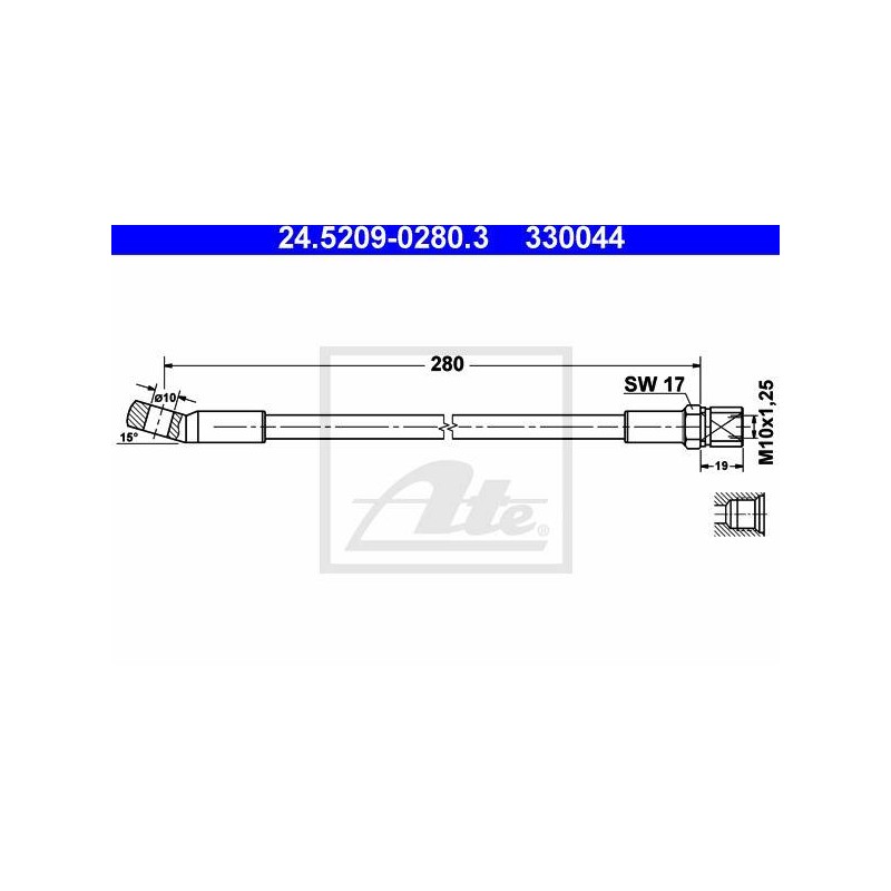 FLEXIBLE DE FREIN / EMBRAYAGE