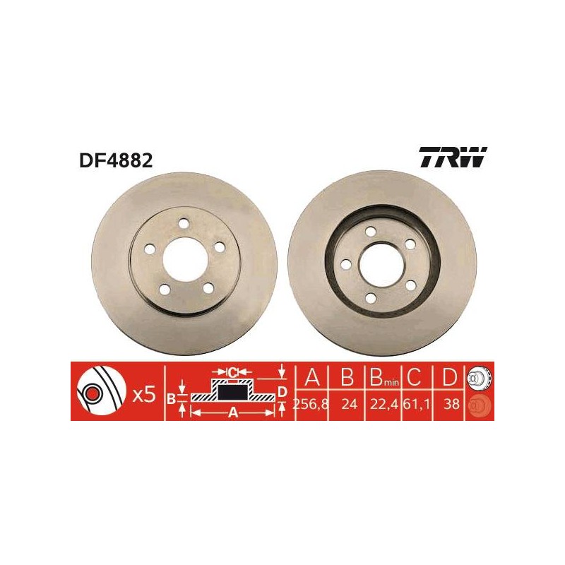 PAIRE DE DISQUES