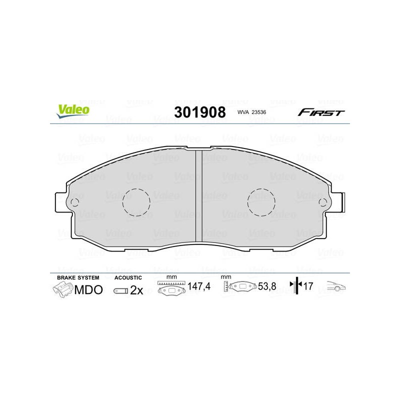 PLAQ FREIN FIRST HYUNDAI SATALLITE