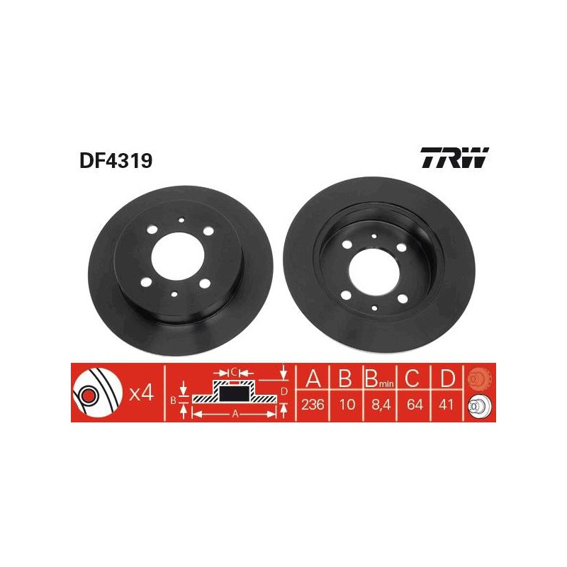 PAIRE DE DISQUES