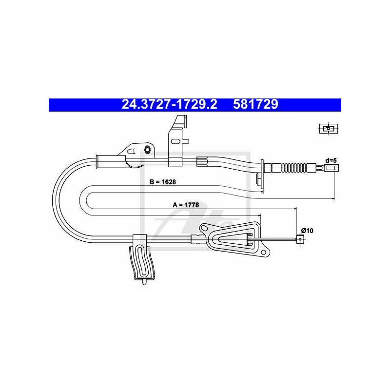 CABLE DE FREIN A MAIN