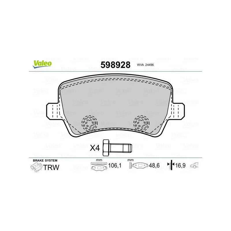 PLAQ FREIN FORD GALAXY