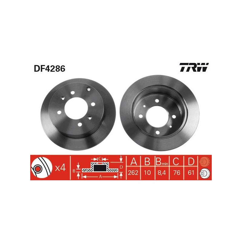 PAIRE DE DISQUES