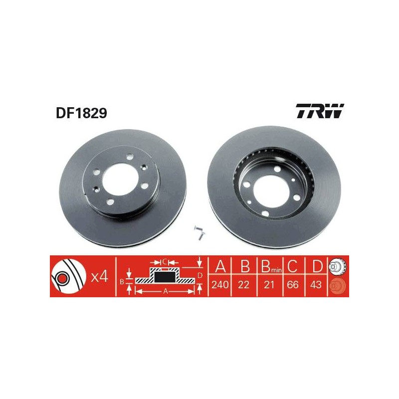 PAIRE DE DISQUES