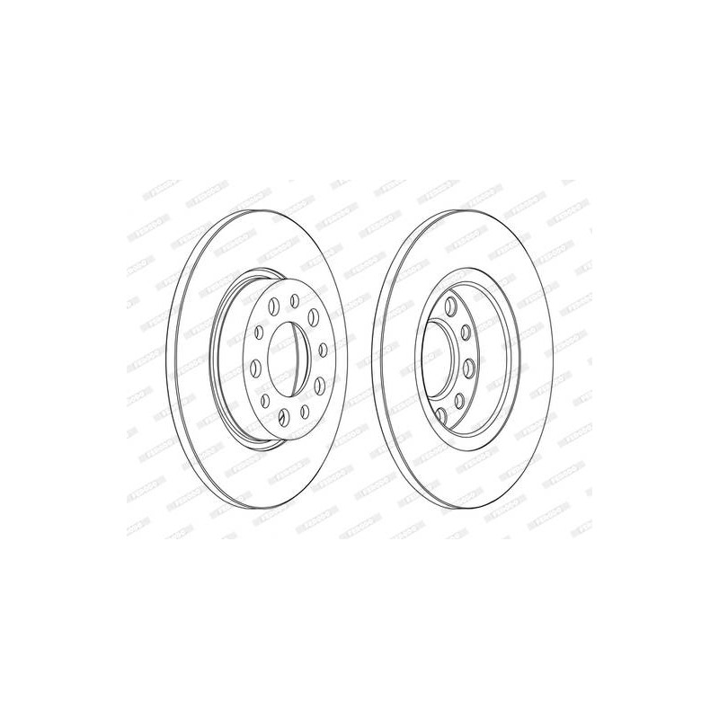 DISQUES DE FREIN VL (2P.)