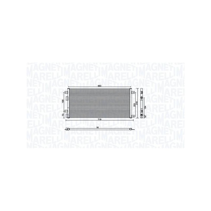 CONDENSEUR POUR IVECO DAILY III/IV