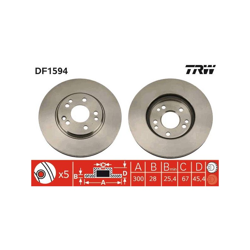 PAIRE DE DISQUES