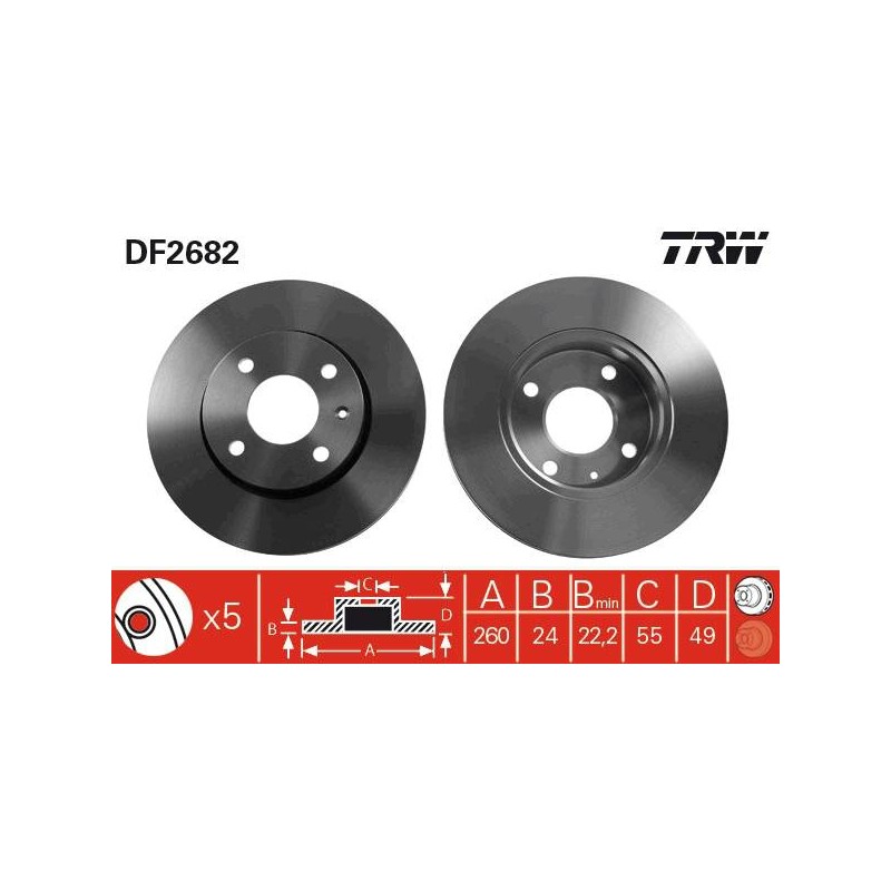 PAIRE DE DISQUES