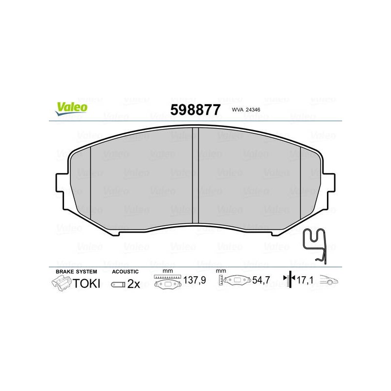 PLAQ FREIN SUZU GRAND VITARA