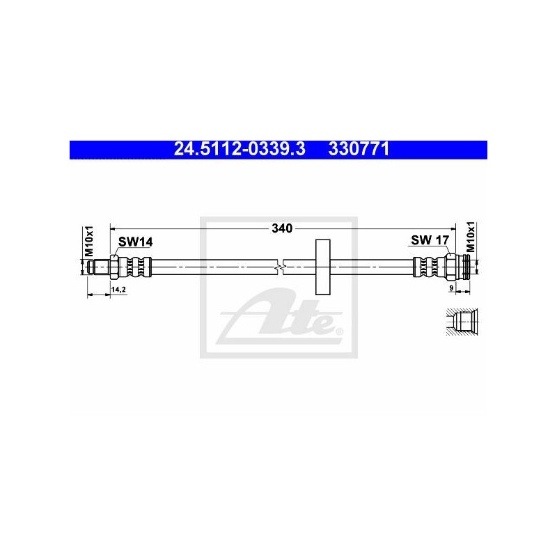 FLEXIBLE DE FREIN / EMBRAYAGE