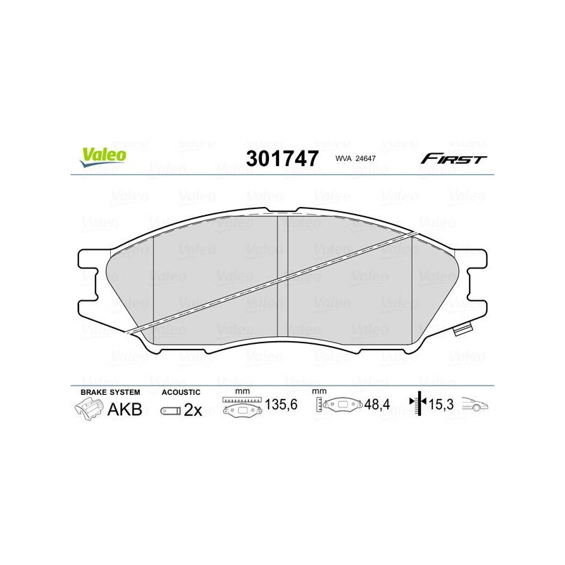 PLAQ FREIN FIRST NISSAN ALMERA