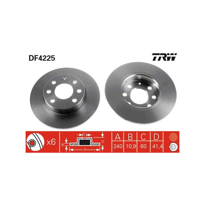 PAIRE DE DISQUES