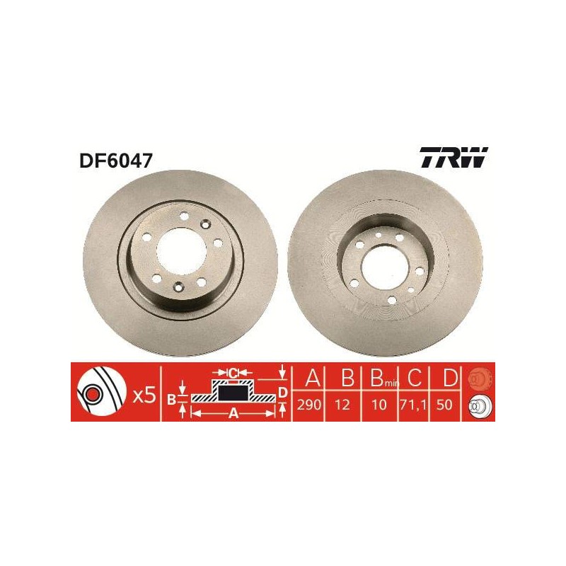PAIRE DE DISQUES