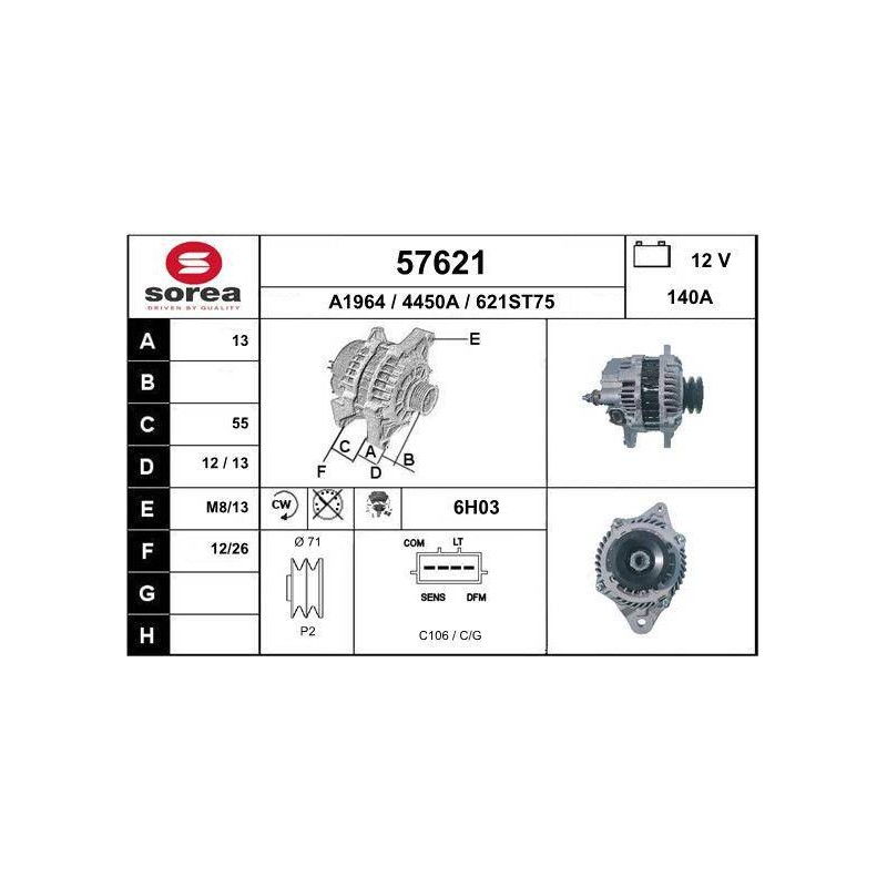 ALTERNATEUR VL / MITSUBISHI - PAJER