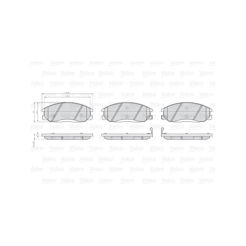 PLAQ. DE FREIN VUL HYUNDAI H1 (03 0