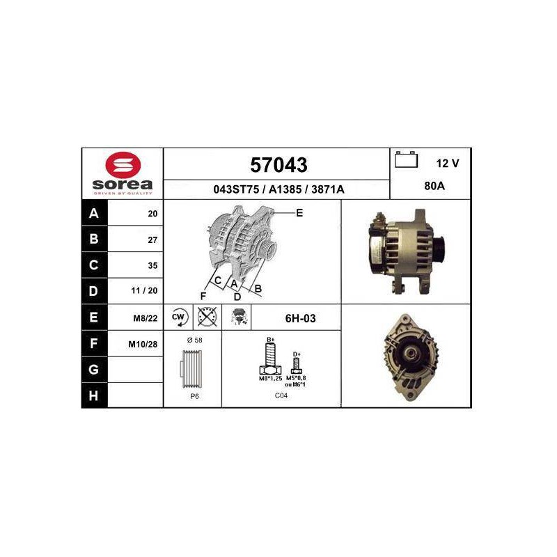 ALTERNATEUR VL / C1 - 1.0