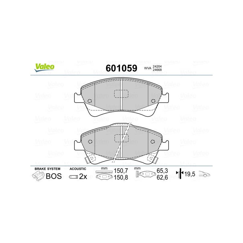 PLAQ FREIN TOYO AVENSIS 2009