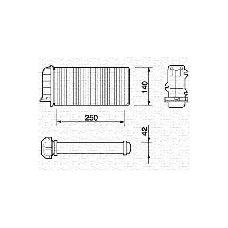 RADIATEUR CHAUFFAGE BRAVA 1.6 16V