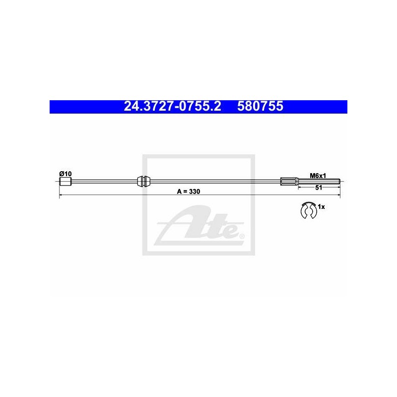 CABLE DE FREIN A MAIN