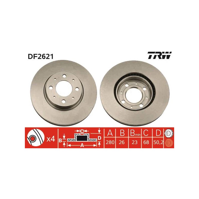 PAIRE DE DISQUES