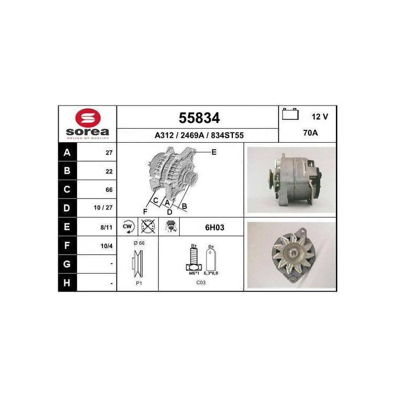 ALTERNATEUR VL / 505 OPT.ELECTR