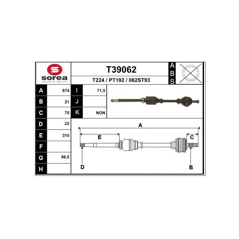TRANSMISSION / 306 1.4L