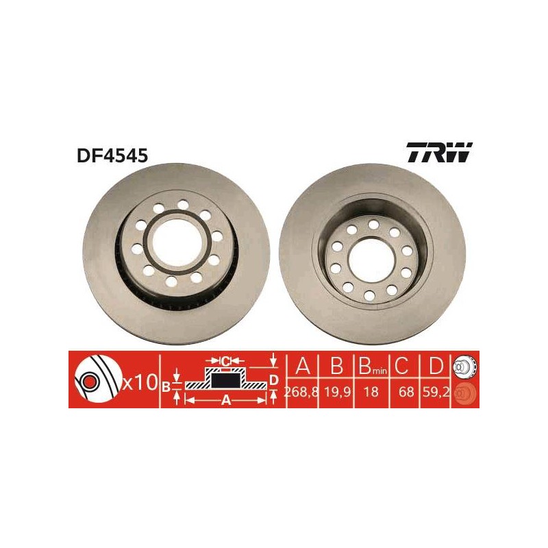 PAIRE DE DISQUES