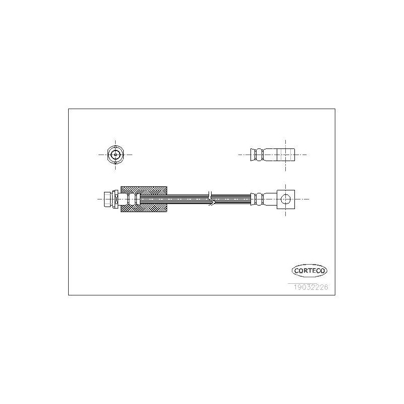 FLEXIBLE DE FREIN FORD MONDEO I.