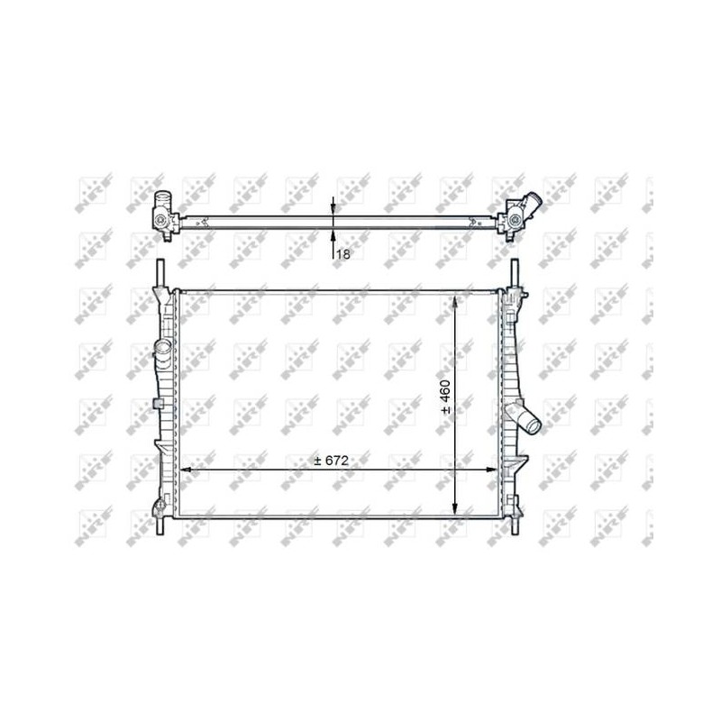 RAD FORD TRANSIT 2.2D 06- RADIATORS