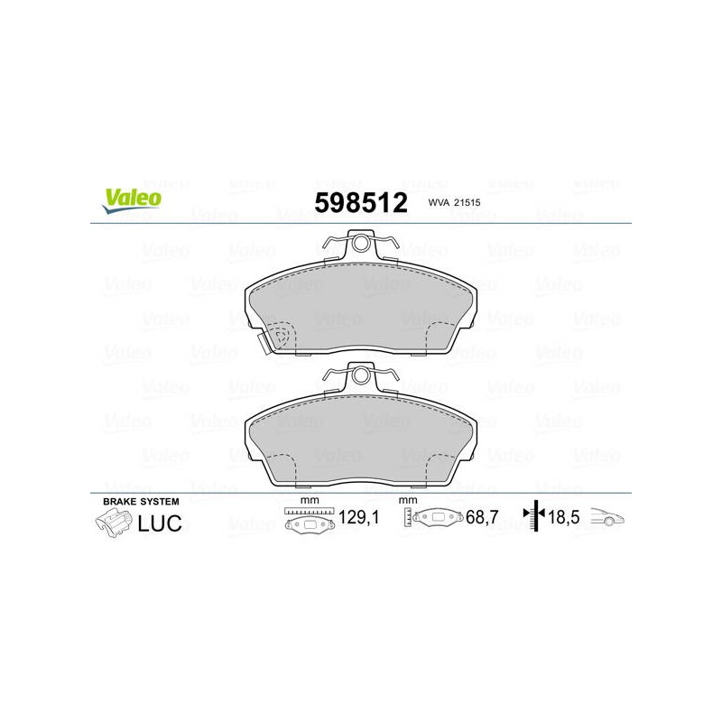 PLAQ FREIN LAND FREELANDER