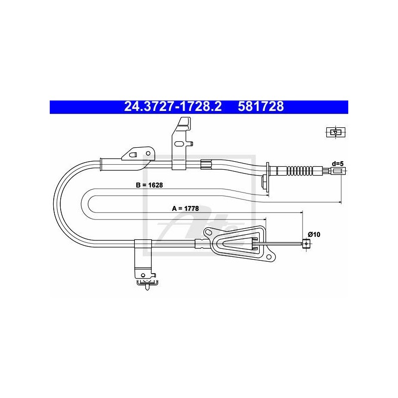CABLE DE FREIN A MAIN