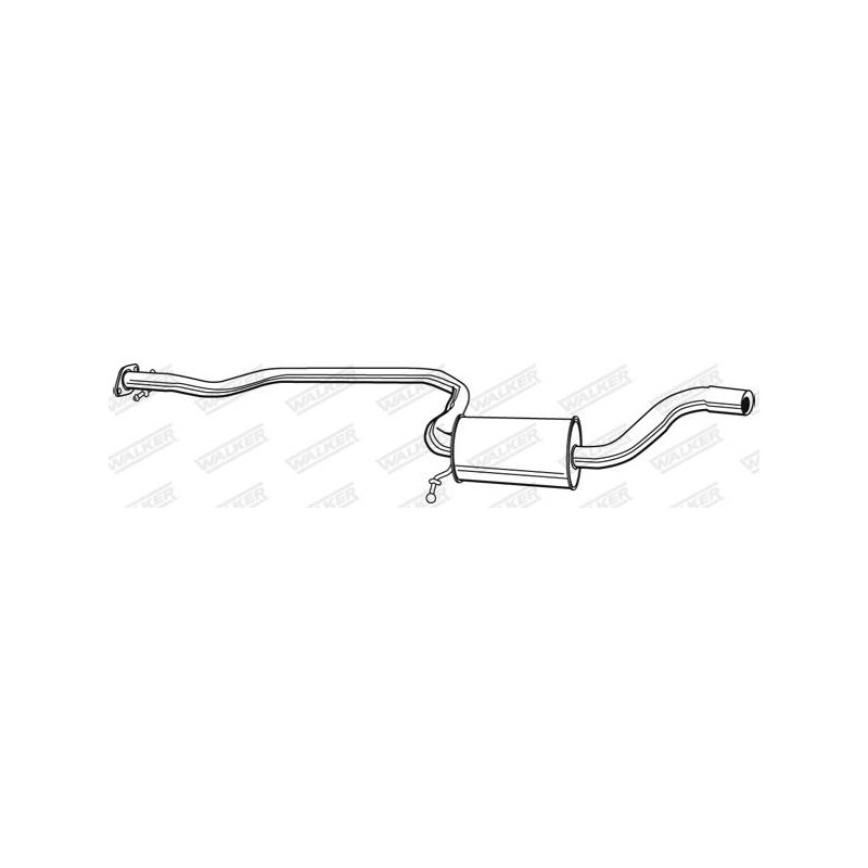 SILENCIEUX INTERMEDIAIRE FORD PUMA