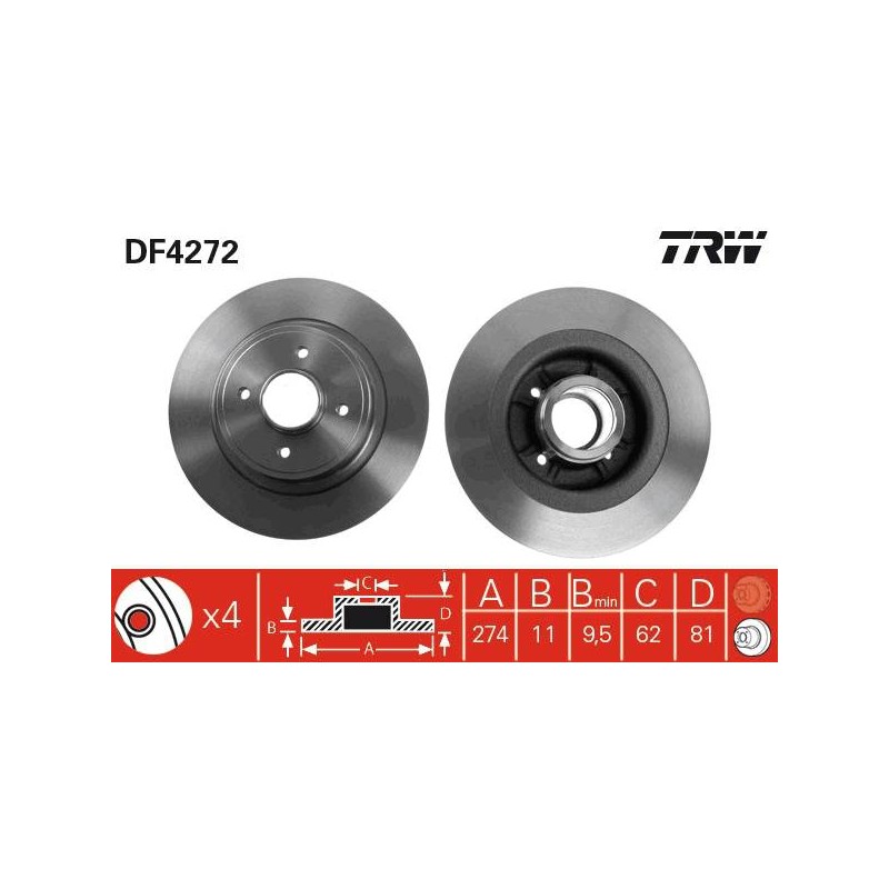 PAIRE DE DISQUES