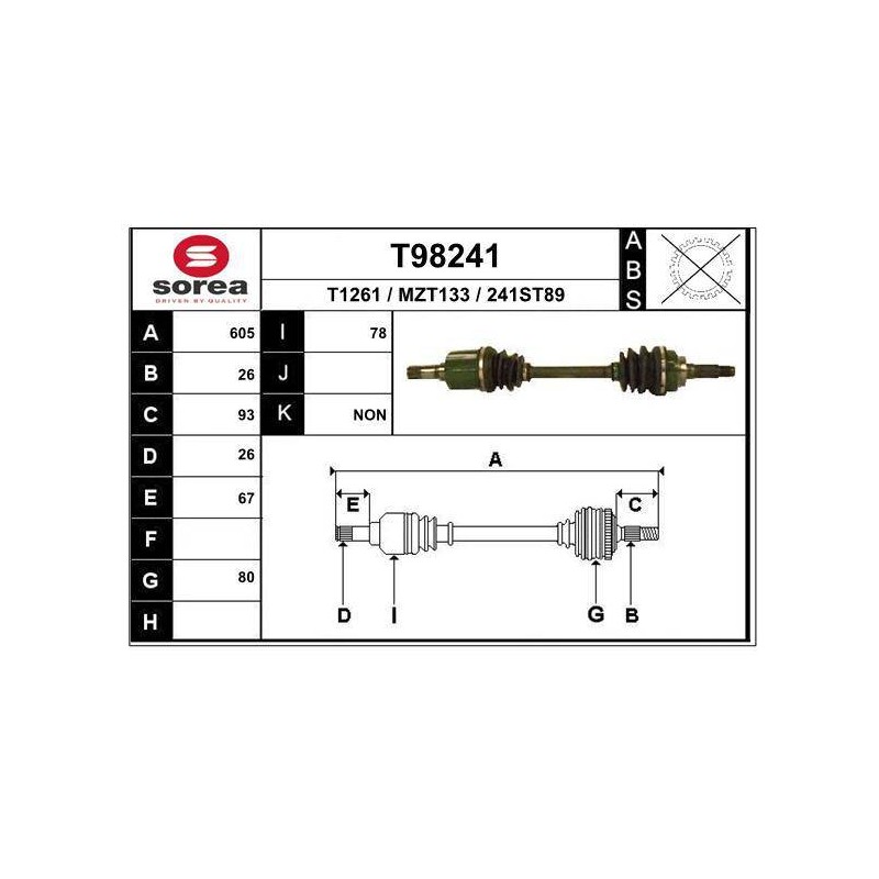 TRANSMISSION / 626 AUTO