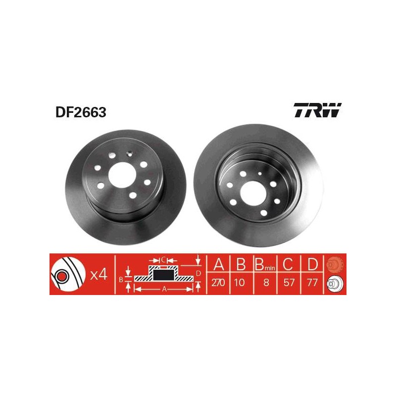 PAIRE DE DISQUES