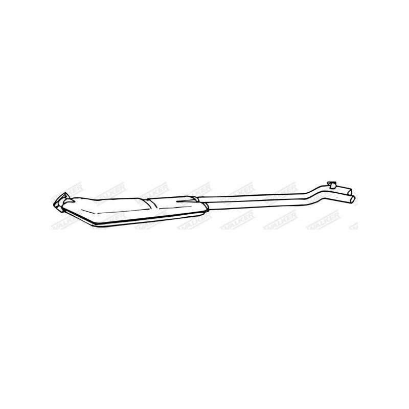 SILENCIEUX COQUE AVANT BMW 324TD/TD