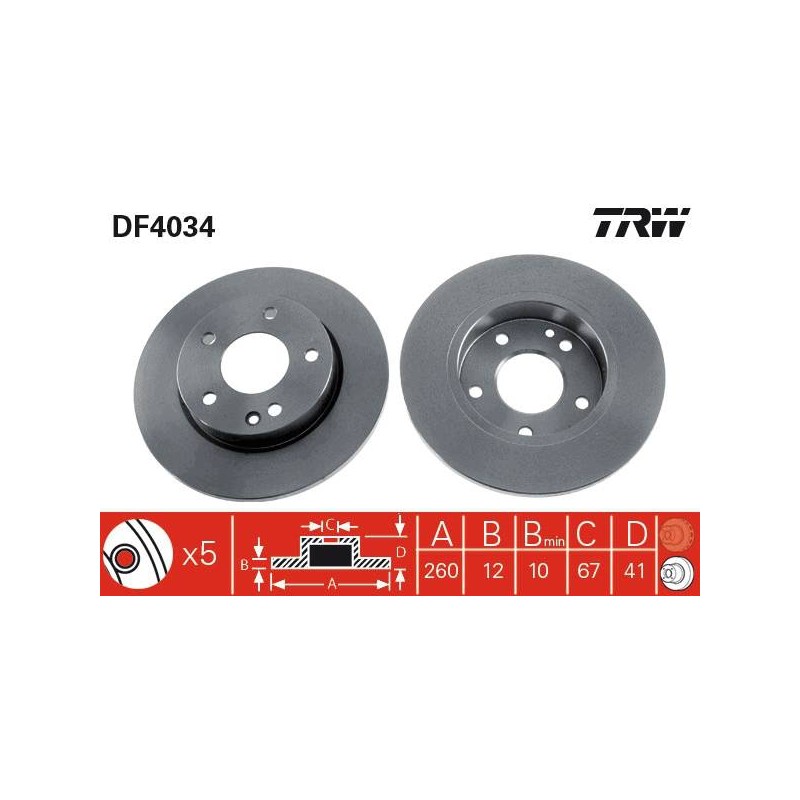 PAIRE DE DISQUES