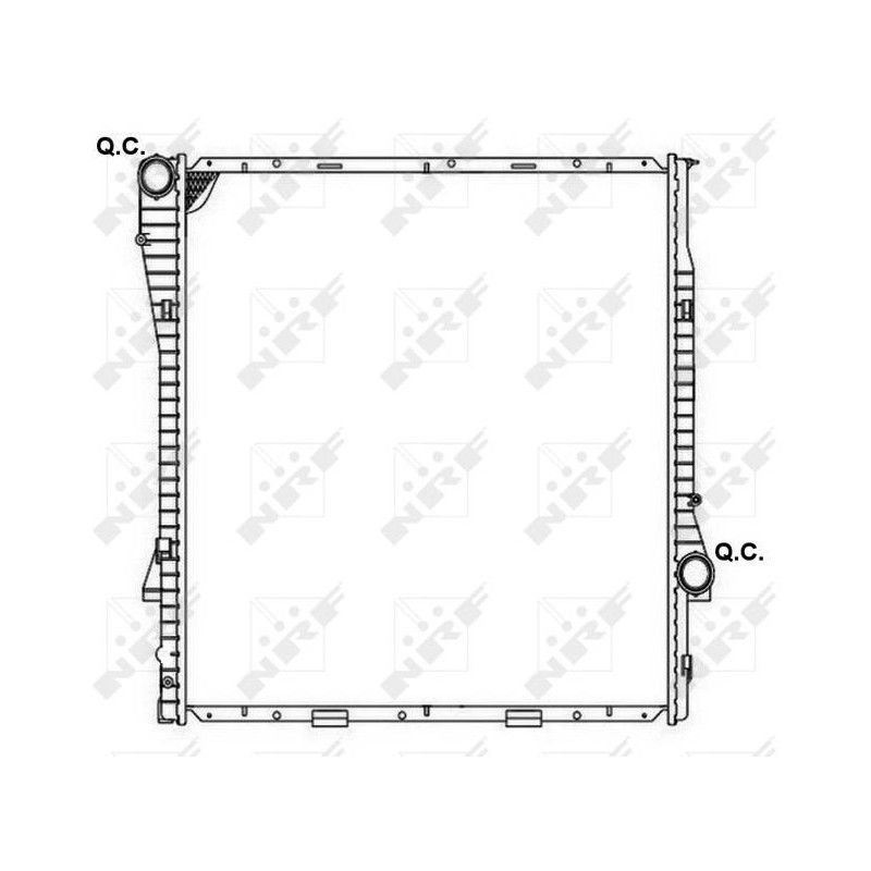 RAD BMW X5 3.0D 00- RADIATORS ALU B