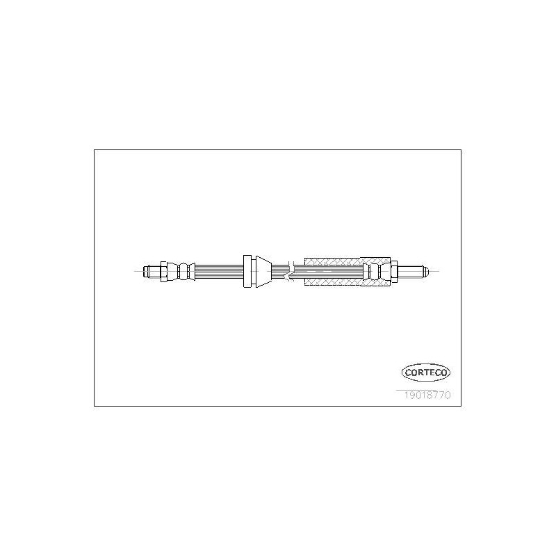 FLEXIBLE DE FREIN FORD-FORD L.T.