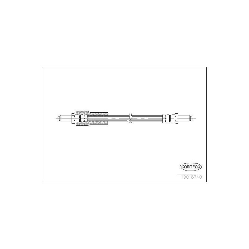 FLEXIBLE DE FREIN FORD-FORD L.T.