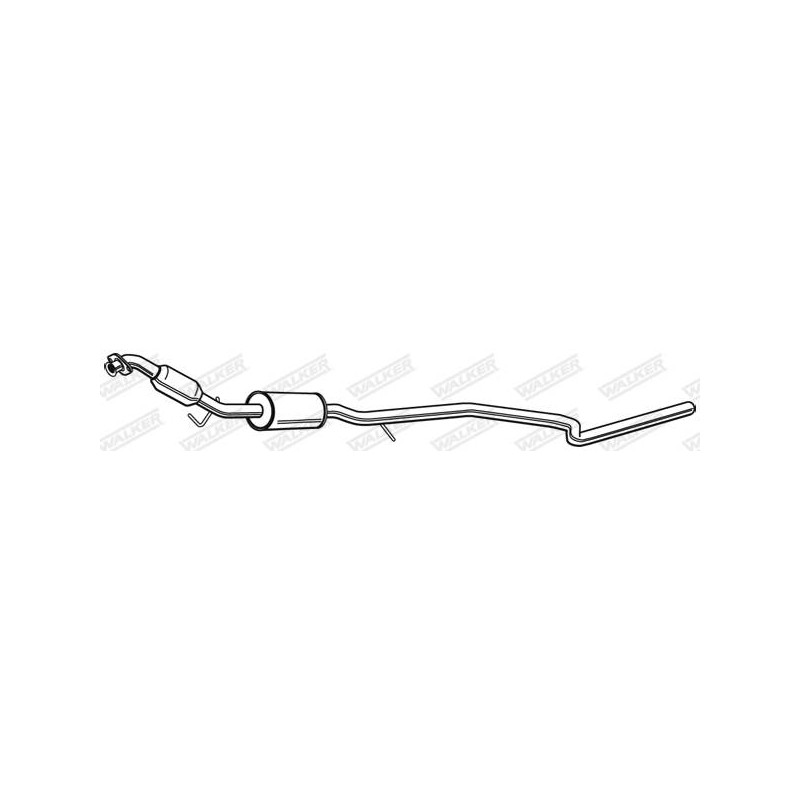 SILENCIEUX INTERMEDIAIRE FORD FIEST