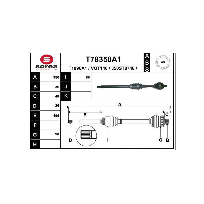 TRANSMISSION / V70 I AUTO 2.4 ESS