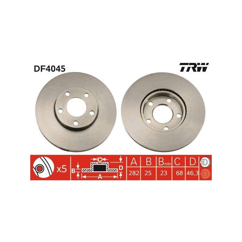 PAIRE DE DISQUES